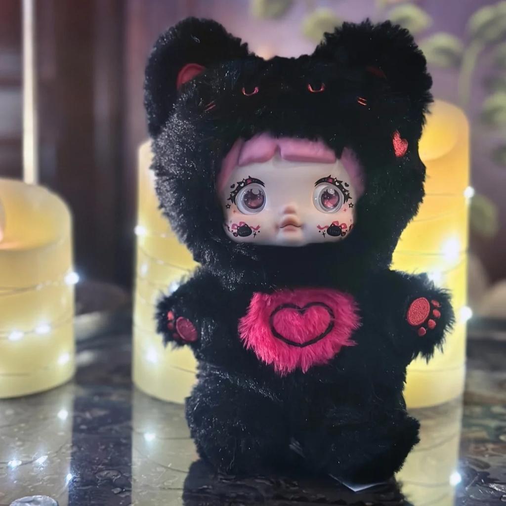 Nommi Cute Non Closing Plush Series Blind Box Doll Ornament Trendy Play Bag Pendant Girl Gift Festival Surprise Collectibles