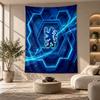Arazzo Decorativo, Arte da Parete Stampato Chelsea FC, Appeso a Parete Leggero per Sfondo Camera da Letto