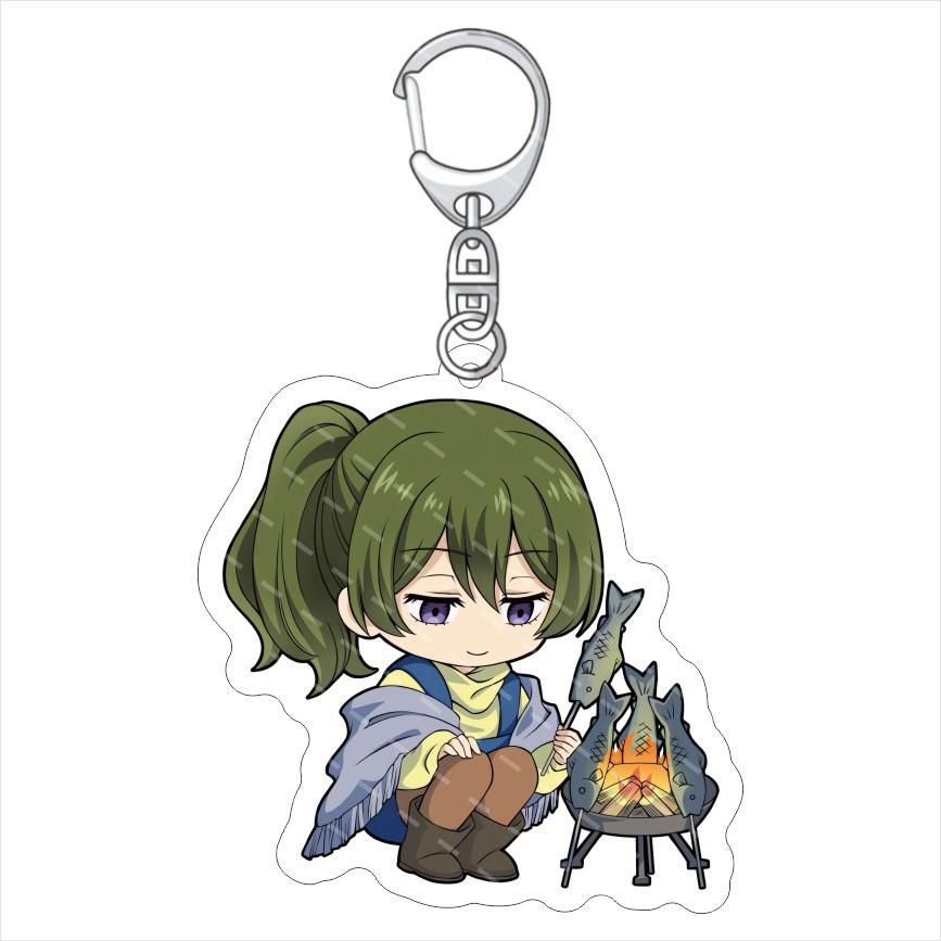 Cute Anime Frieren Beyond Journey's End Sein Frieren Fern Stark Aura Acrylic Keychain Peripherals Backpack Pendant Gift 6CM