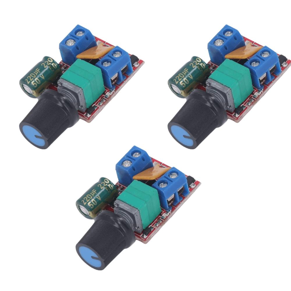 3pcs 5A 90W PWM Controller 3V-35V LED Dimmer Control Board Motor Speed Controller  For DC Motors