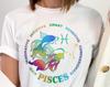 Pisces Zodiac T-Shirt, Astrology Gift