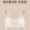 Lift seamless underwear, women's small breasts gather without steel rings, close sub-breasts, anti-sagging comfort, nude soft support text