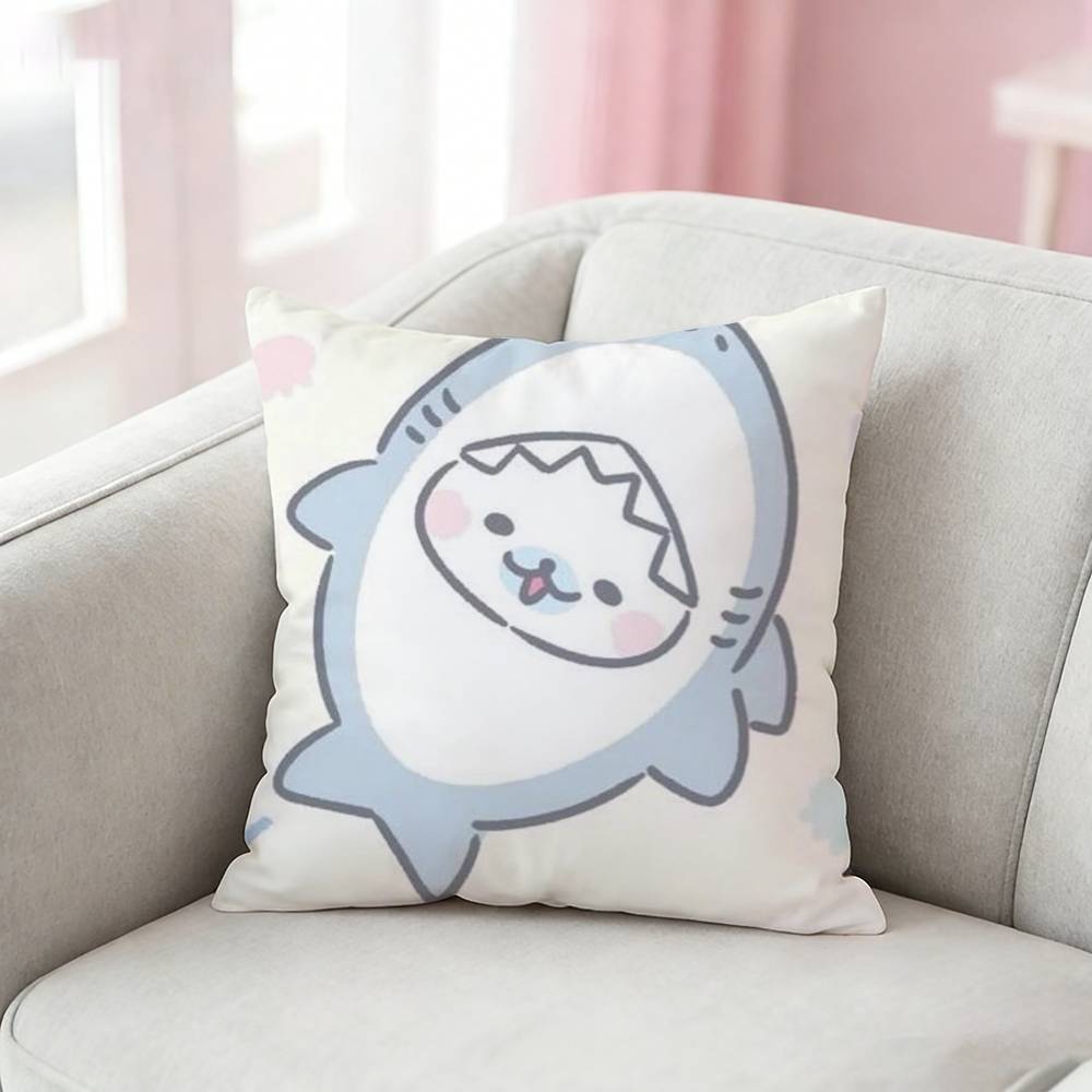 

CUTE MMamegoma Pillow Case for Sofa Living Room Home office Decor Protective Cover 30x30cm