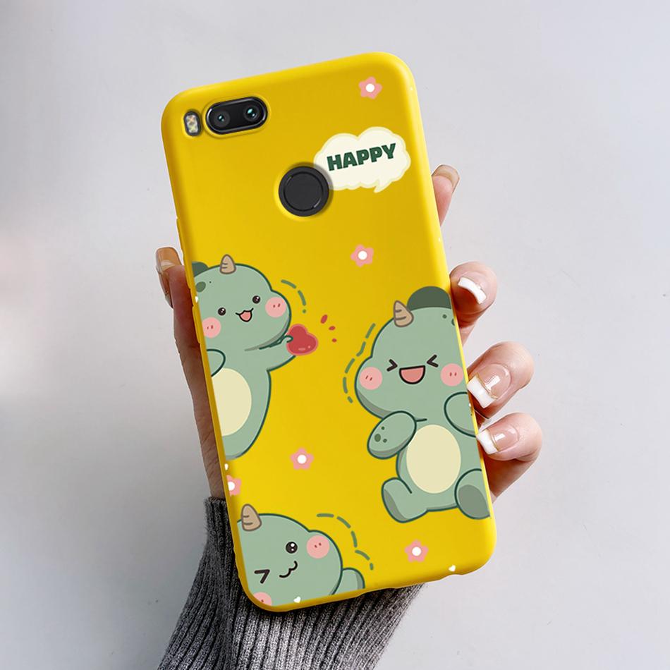 For Xiaomi Mi A1 Case Xiaomi Mi 5x Cute Bear Cartoon Frog Soft Silicone TPU Phone Back Cover Bumper For Xiaomi MiA1 Mi5X Fundas