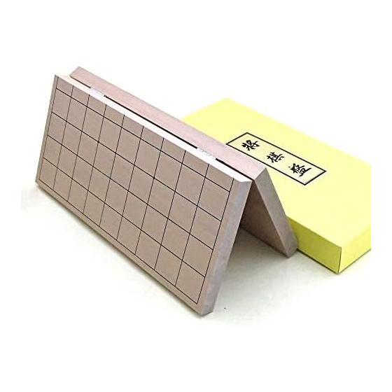 Wooden shogi board, slightly thicker, Shin Katsura (Agathis) No. 7 folded shogi board