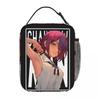 Chainsaw Man Reze Insulated Lunch Bags Cooler Bag Lunch Container Anime Movie High Capacity Lunch Box Tote College Picnic