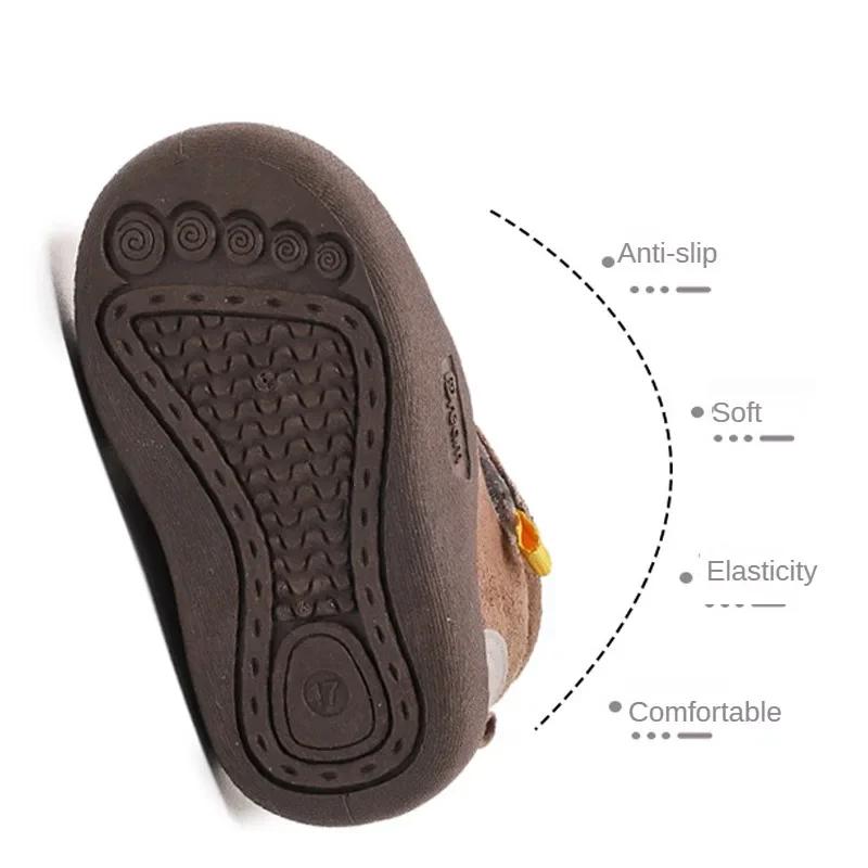 Winter Baby Shoes Boys Girls Warm Plush Toddler Snow Boots 0-5 Years Kids Fashion Anti-slip Sneakers Children Shoes