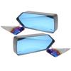 1Set Car Rear View Mirror F1 Rear Mirror Racing Universal Side Mirror F1 Style Rear View Mirror-A87Q