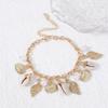 Retro Baroque imitation pearl conch shell female irregular bracelet personality exaggerated European and American style beach chain