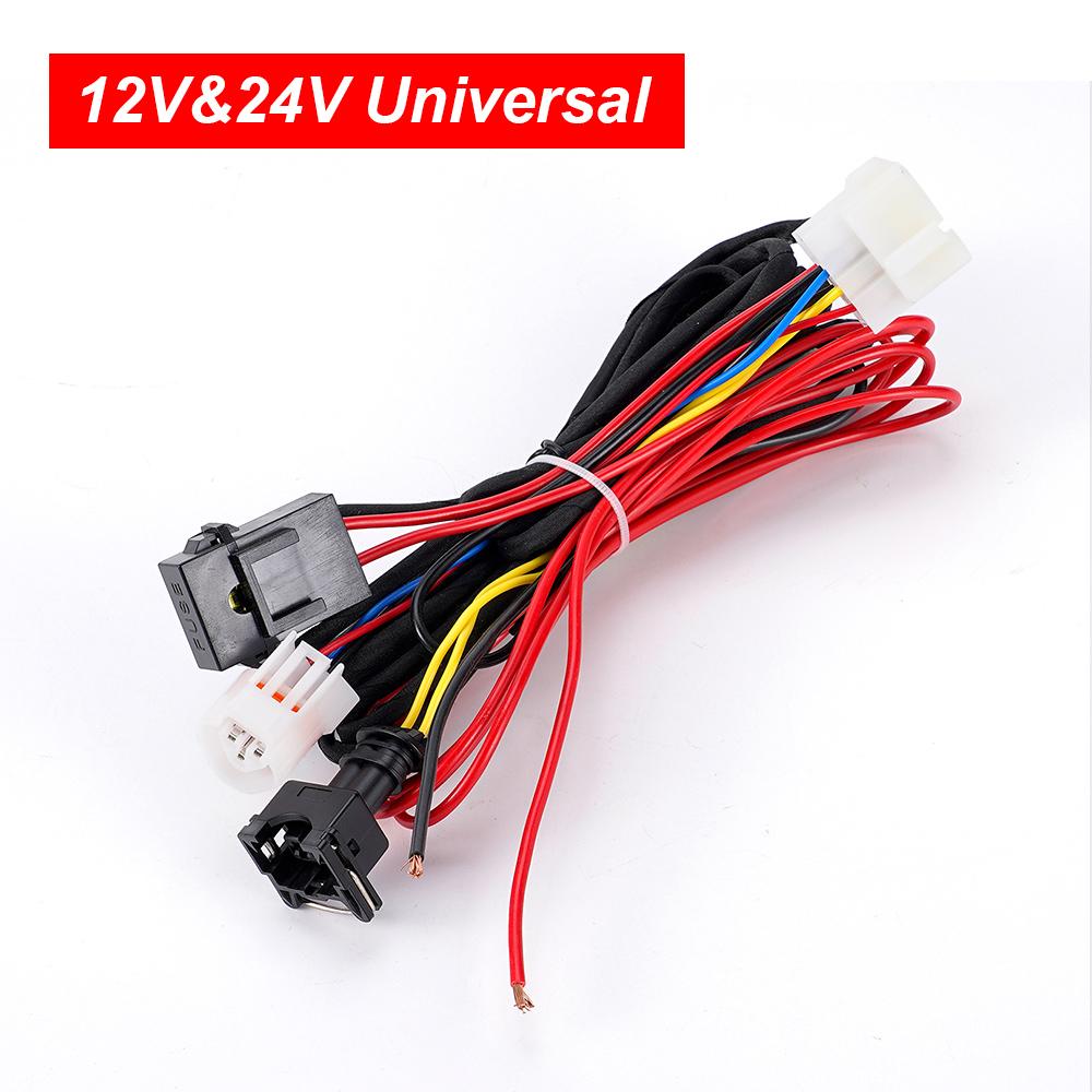 

Air Diesel Parking Heater Wiring Harness Loom Power Supply Cable Adapter Used To Connect Parking Heater Motherboard LCD Switch белый