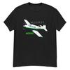 Flyboy Toys Mooney M20C (Green) Airplane T-shirt (AIRDFFM20C-G1) - Add Your N#