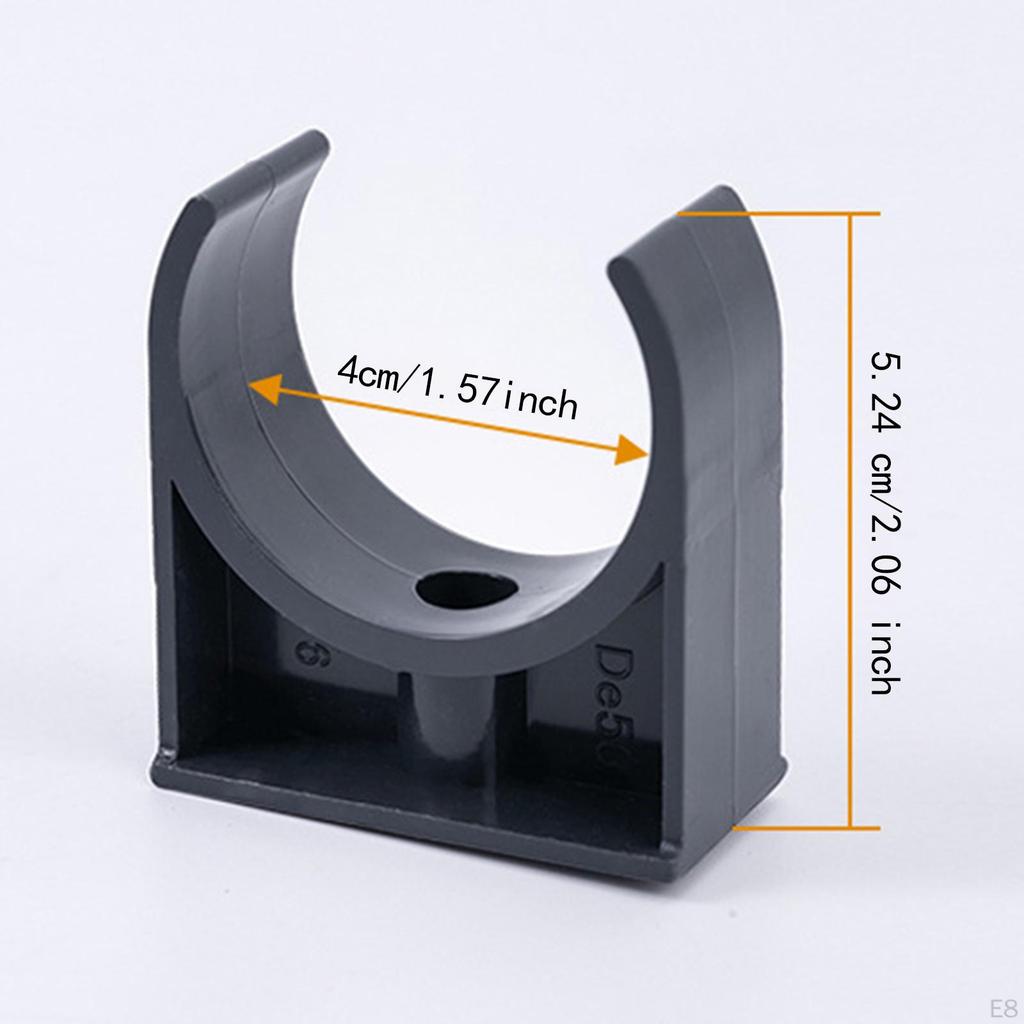 10 Pack of U Shaped Clips for PVC Pipe Support Accessories