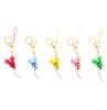 Keychain Set of 5 Mickey 5 Colors - (Mickey Mouse) -