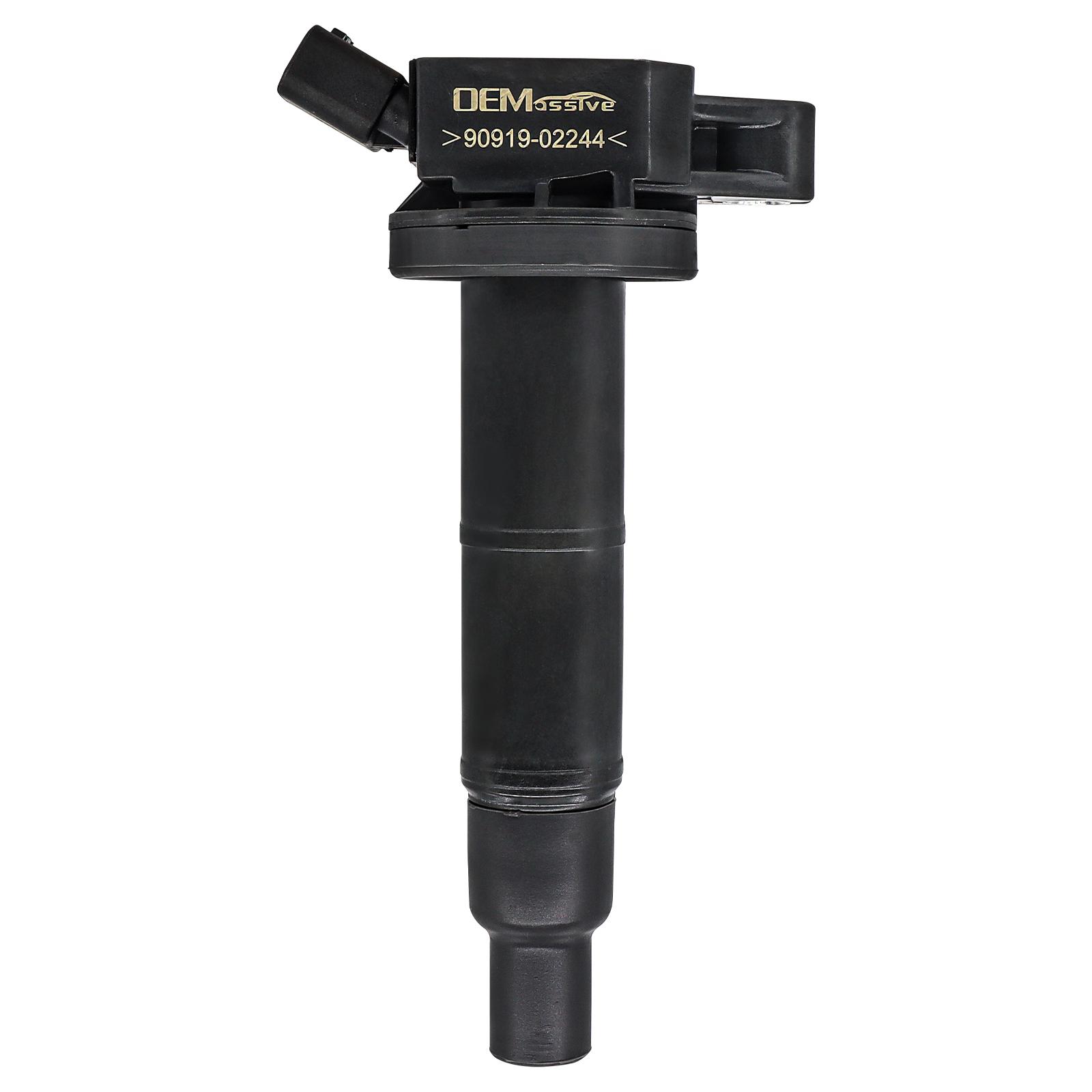 

For Toyota Camry Corolla RAV4 Solara Matrix Highlander Lexus HS250h Scion xB TC 2.0L 2.4L 2001-2013 Ignition Coil 90919-02244 чёрный