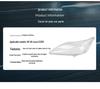 Clear Lens Cover for 2006-2009 Lexus ES300/330/350