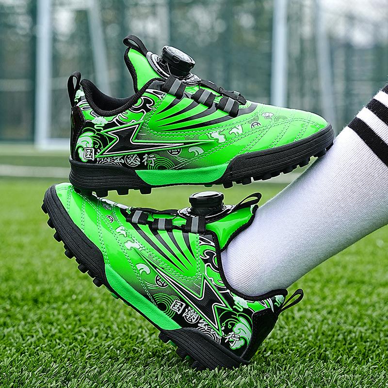 Childrens Soccer Shoes Turf Court Football Boot Luxury Design Five-a-side Soccer Shoes Kids Football Shoes for Boys