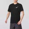 T Shirts Men's Black Crew Neck Moderate Straight Fit FQ3867-010