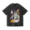 2026New Gundam Baseball Mecha Vintage Wash Japanese Design T-Shirt High-quality Streetwear Is Suitable for Both Summer Men Women