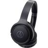 Audio Technica ATH S200BT BK Kabellose Kopfhörer, bis zu 40 Stunden Wiedergabe, schwarz