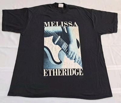 Vintage Melissa Etheridge Czarna Koszulka Unisex Koncertowa Rozmiar S Do 5XL DO578 Koszulka Unisex