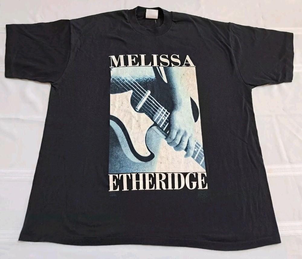 Vintage Melissa Etheridge Black Shirt Unisex Concert S to 5XL DO578 Unisex T-Shirt XXL 1790₽