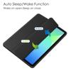 For Samsung Galaxy Tab S10 FE/S9 FE Case Clear Acrylic Leather Tablet Cover Support Auto Sleep/Wake
