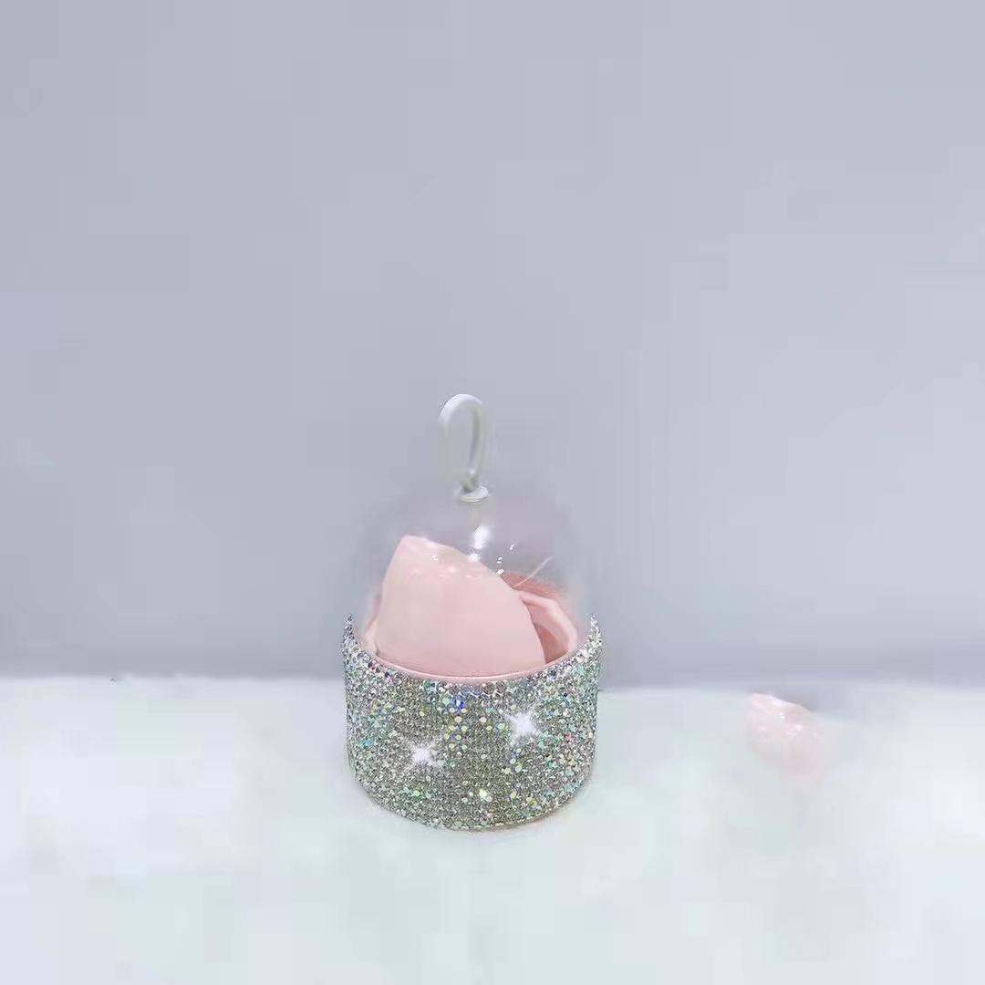 

Сверкающий спонж для макияжа, пудра с коробкой для хранения, косметические шарики для красоты, основа для красоты, яйцо, блестящие органайзеры для хранения макияжа