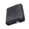 Outdoor Chair Cover Black Oxford Cloth Waterproof Wind Dust UV Proof Furniture Cover with Buckle Adjustable Drawstring
