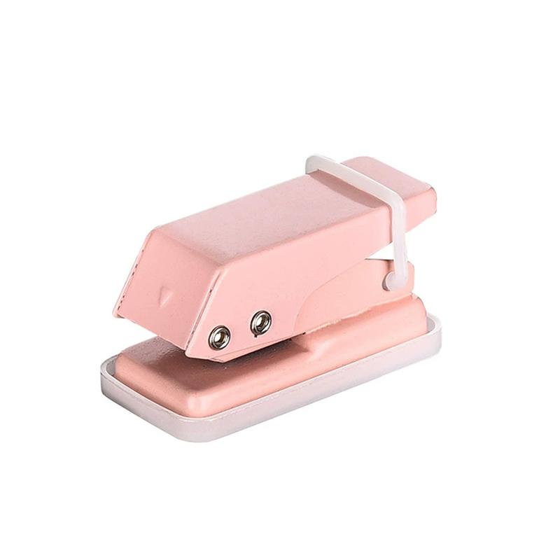 Mini Hole Punch 1 Hole Cute Paper Punch Portable Round Hole Puncher Paper Cutter Office School Supplies Stationery Items
