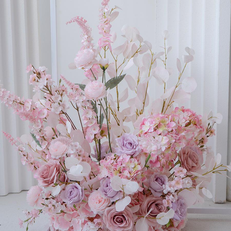 Autumn Pink Artificial Floral Arrangements for Weddings, Birthdays, Banquets, and Events