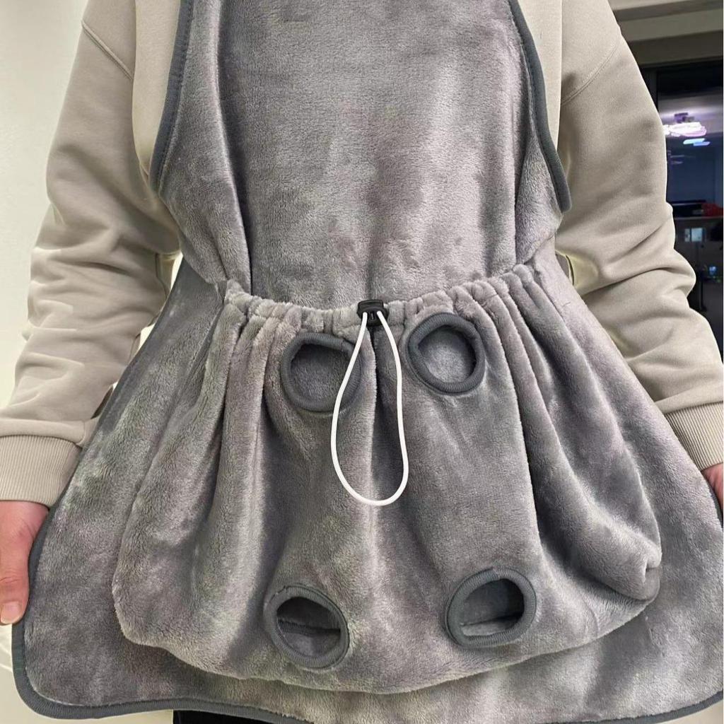 Pet Hair-Resistant Cat Snuggling Apron