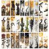 30PCS Vintage Style Cartoon  Bookmark Students Decorating Notebook Creative Exquisite Creative DIY Annotated Gifts Cards