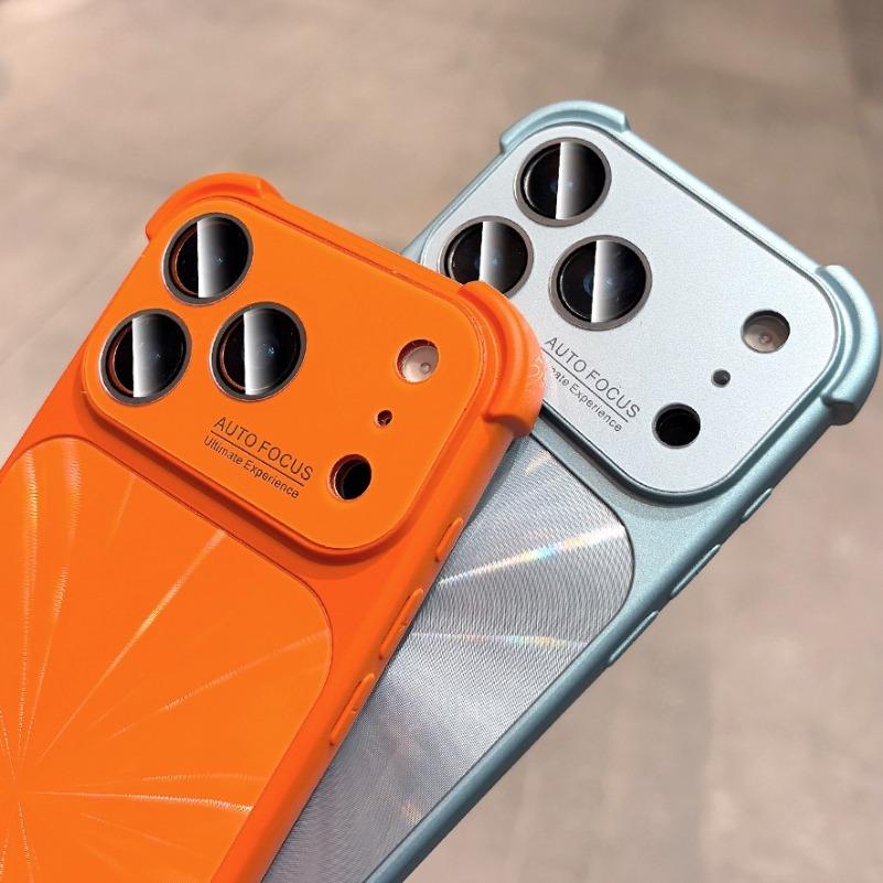 New 6D Colorful Laser Aurora Hard PC Case For For Iphone 17 16 1 14 13 Pro Max Air Soft Bumper Shockproof Glass Camera Cover
