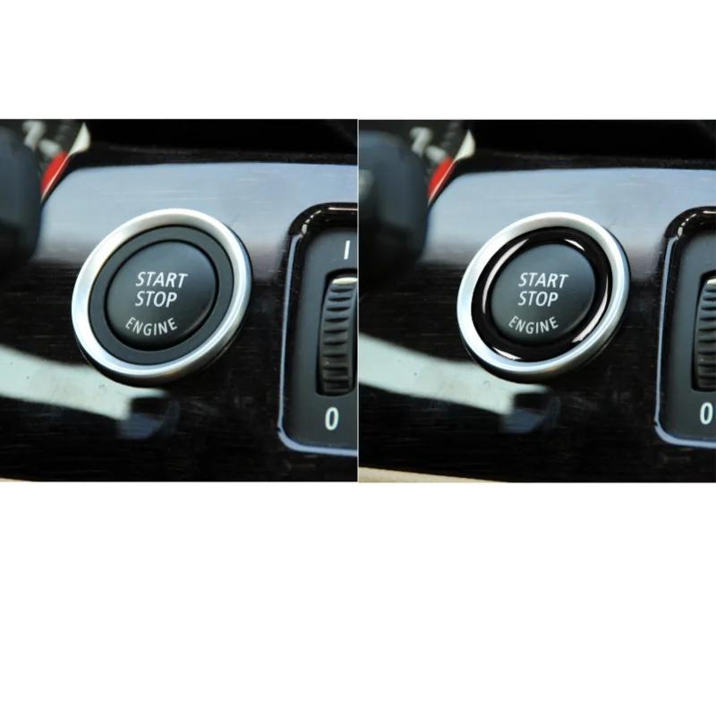 Adesivo Decorativo Cerchio Pulsante di Avvio/Arresto Motore Chiave di Accensione per BMW Serie 3 E90 E92 E93 320i Z4 E89