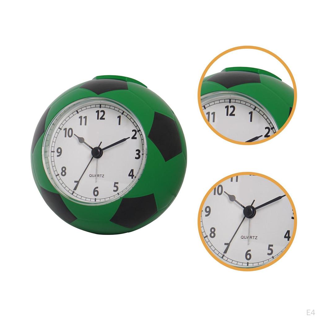 Football Shaped Alarm Clock Home Decoration Cute, Portable, Practical Decorative Table Silent