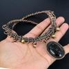 Black Tourmaline Necklace Gemstone Jewelry, 999 Copper Wire Wrapped Necklace, Adjustable Handmade Chain Necklace Jewelry
