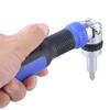 Ratchet Screwdriver 13-in-1 Multiple Bits Tool All In One Ratcheting Screwdriver Set with Flat Head Hexgonal Bits 12Bits