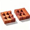 Wooden Knot Puzzle IQ Logic Training Unlock Interlock Brain Teaser Toys Educational Fun Challenge Gifts For Kids & Adults