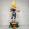 Ls Majin Vegeta Dragon Ball Super Saiyan 1:1 Scale Bust Statue Double Head Replaceable Pvc Anime Figure 33.5Cm Collectible Model
