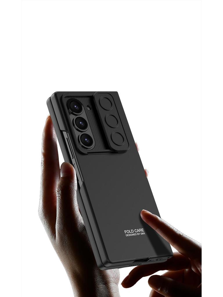 Samsung Z Fold6 Frosted Protective Case with Integrated Screen Guard