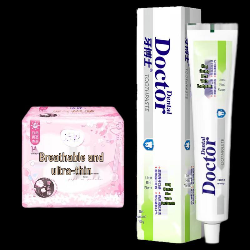 

Dr. Ya Lemon Toothpaste & JT Sakura Pads Set
