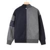 BROWIN2025 Autumn/Winter Colorblock Wool Blend Stand Collar Jacket