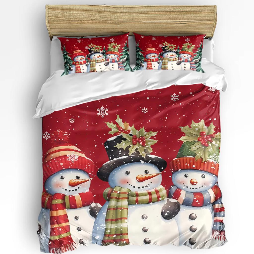 Christmas Down Comforter Set Bedding Set 3-piece Duvet Cover Set