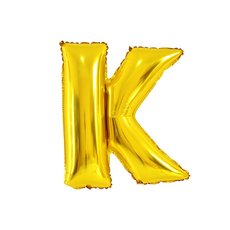 Aluminum Foil Balloon, English Letters, Birthday Party Wedding Decoration, 16" 32" 40"