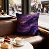 Starry Nebula Texture Cushion Cover Set of  Decorative Short Plush Pillow Covers for Sofa Soft  Cushion Case X Cm