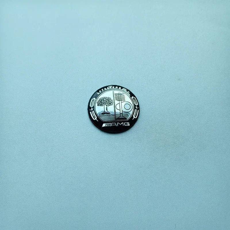 

C200 E200 2025 New For Mercedes Benz 29mm 38mm Curved Logo Cap Multimedia Knob Hood Cover Badge for Mercedes Benz AMG Star Wheat 29mm for media knob