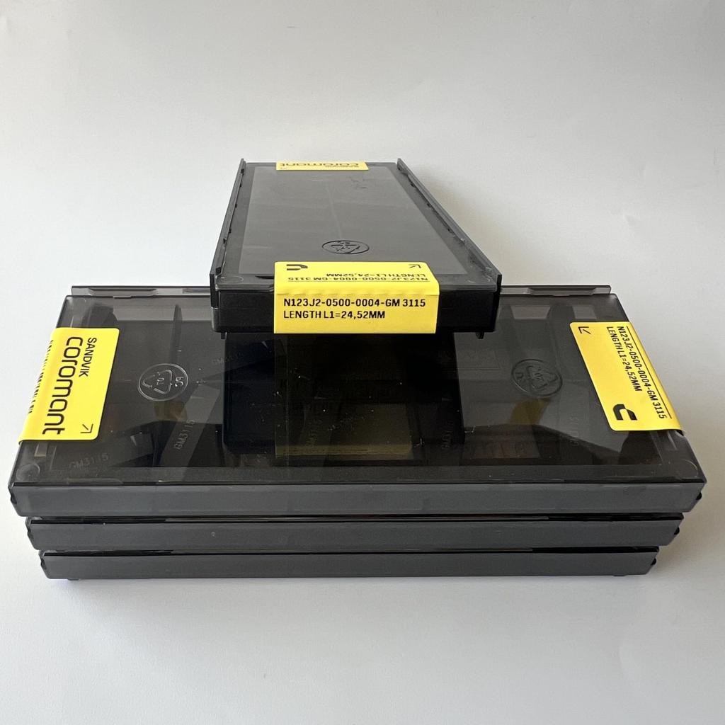 SANDVIK / N123J2-0500-0004-GM 3115 / Original Swedish hard alloy blade 10 Pcs
