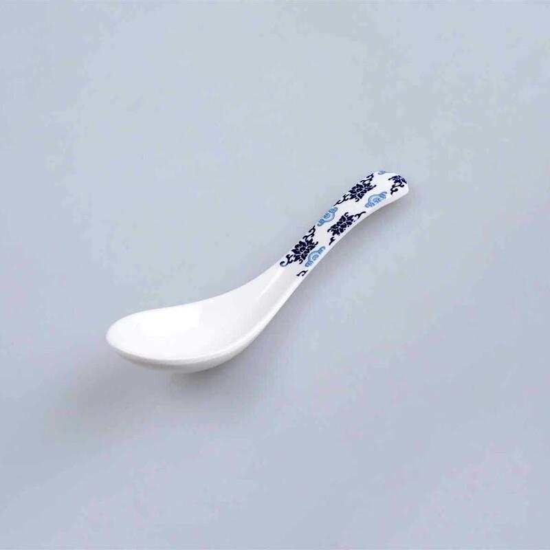Wuhe Chinese Style Melamine Soup Spoon Set