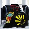 Bad Bunny DTMF  Fleece Blankets Music Funny Throw Blankets for Home 150*125cm Plush Thin Quilt,
