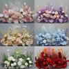 Artificial Wedding Aisle Flower Row: Table & Stage Decoration Simulation Flowers